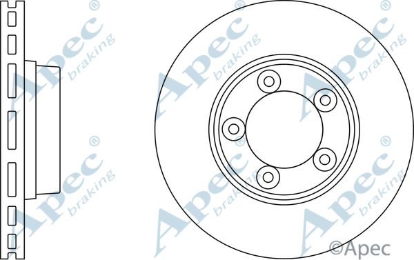 APEC BRAKING Тормозной диск DSK2340